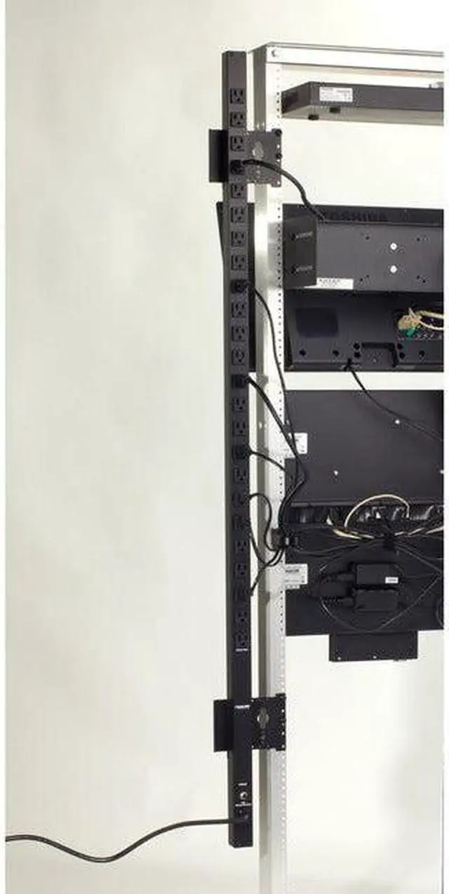 Main image of Black Box Vertical PDU - 15-Amp Single Circuit, 120V, 24-Outlet, 5-15R, 5-15P