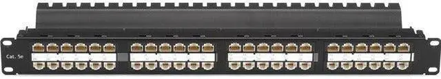 Alt view image 4 of 9 - Black Box SpaceGAIN CAT5e High-Density Feed-Through Patch Panel, Unshielded, 48-Port, 1U