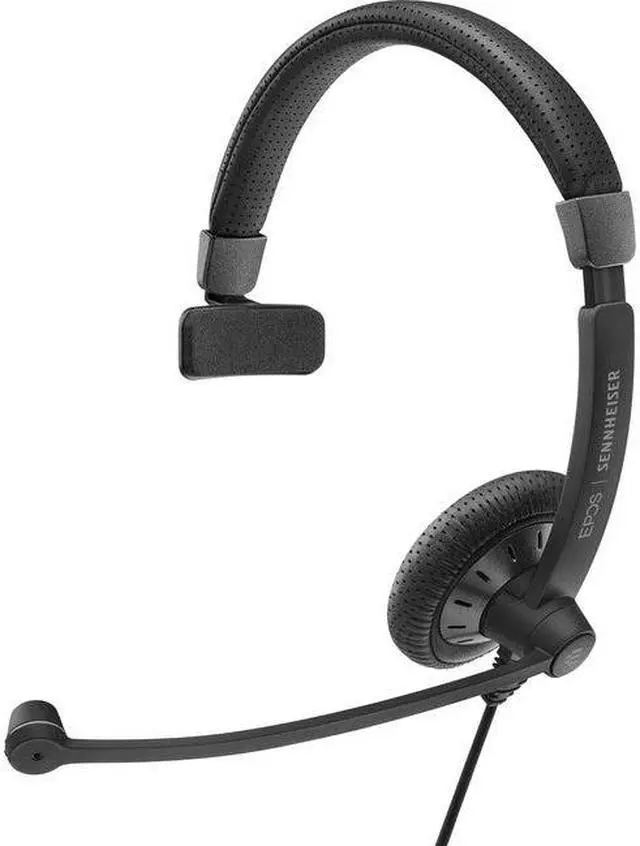Alt view image 12 of 13 - Epos SC 45 USB MS (1000634) - Single-Sided Business Headset | For Skype for Business, Mobile Phone, Tablet, Softphone, and PC | HD Sound & Noise-Cancelling Microphone (Black)