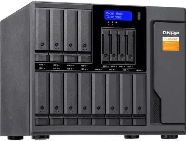 Alt view image 6 of 9 - TL-D1600S-US QNAP 16-bay desktop SATA JBOD expansion unit
