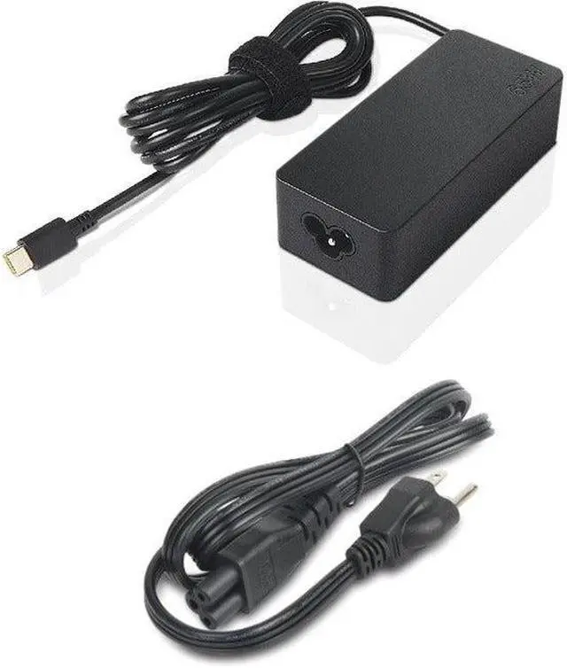 Alt view image 8 of 10 - Lenovo 65W USB Type-C AC 100-240 V AC Adapter for Select ThinkBook and ThinkPad