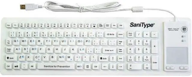Alt view image 6 of 6 - SaniType FLEX TOUCH Keyboard