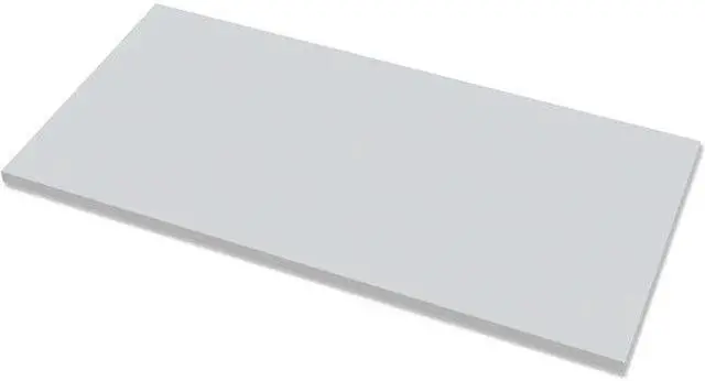 Alt view image 9 of 12 - Fellowes - 9649401 - Fellowes High Pressure Laminate Desktop Gray - 48x24 - Gray Rectangle, High Pressure Laminate (HPL)