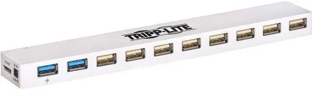 Alt view image 16 of 16 - Tripp Lite U360-010C-2X3 10-Port USB 3.0 / USB 2.0 Combo Hub