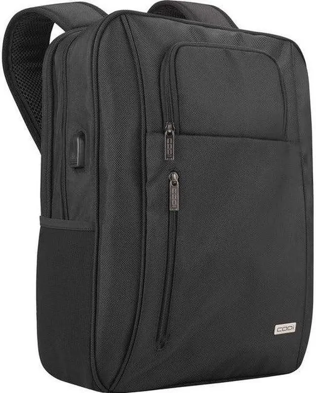 Alt view image 10 of 11 - CODi Magna 17.3" Exterior USB Port Backpack Black MAG702-4