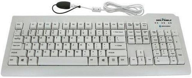Alt view image 2 of 5 - Seal Shield Silver Seal Glow Waterproof Keyboard Long Cable SSWKSV207GL