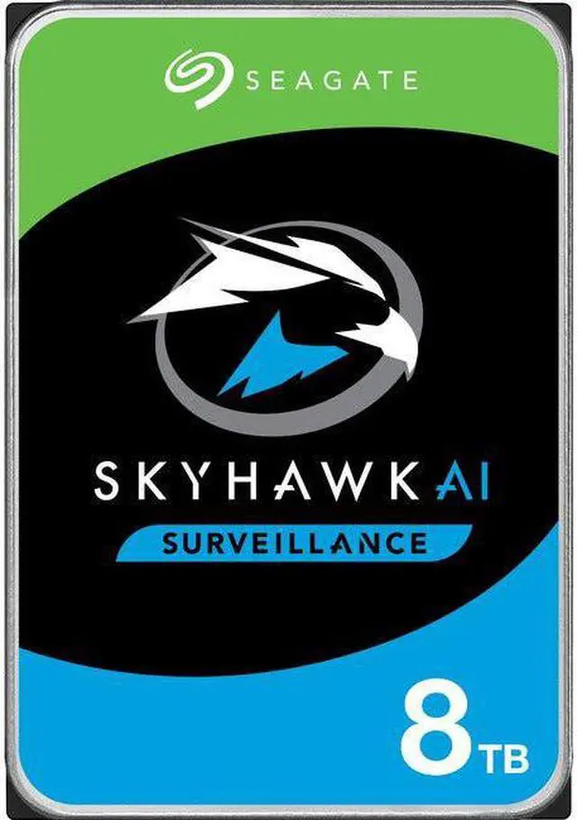 Alt view image 6 of 15 - Seagate Skyhawk AI 8TB Video Internal Hard Drive HDD  3.5 Inch SATA 6Gb/s 256MB Cache for DVR NVR Security Camera System with in-House Rescue Services