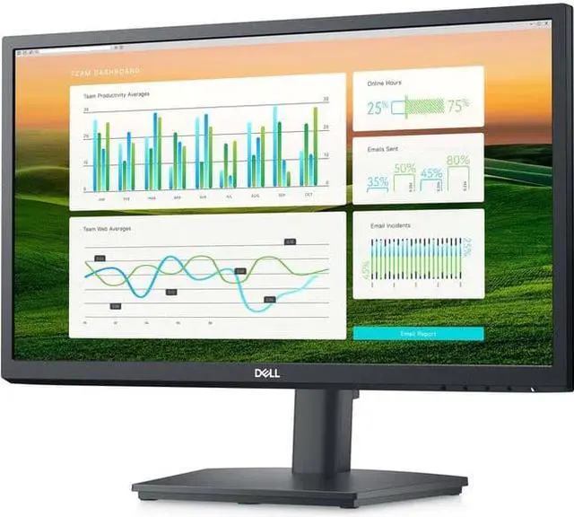 Alt view image 12 of 19 - Dell E2222HS - LED monitor - 22" (21.5" Viewable) - 1920 x 1080 Full HD (1080p) @ 60 Hz - VA - 250 nits - 3000:1 - HDMI, VGA, DisplayPort - Speakers