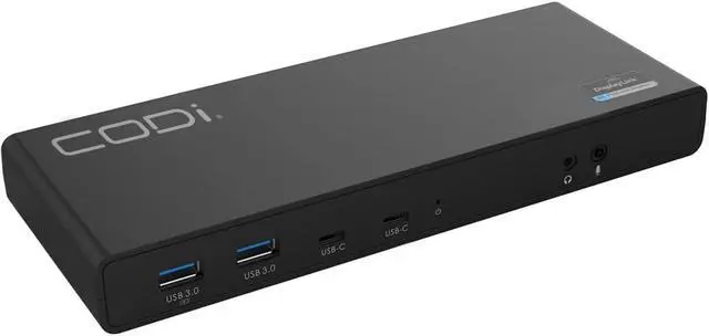 Alt view image 19 of 20 - CODi Dual USB-C 4K Universal Docking Station A01200