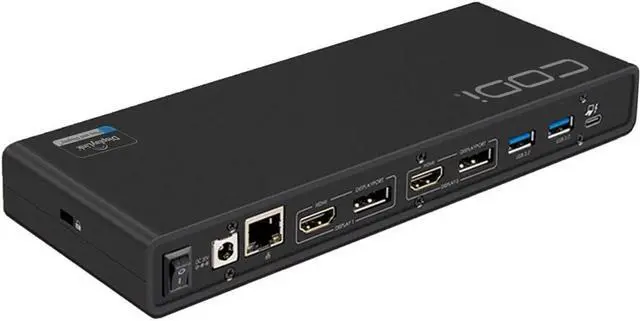 Alt view image 20 of 20 - CODi Dual USB-C 4K Universal Docking Station A01200