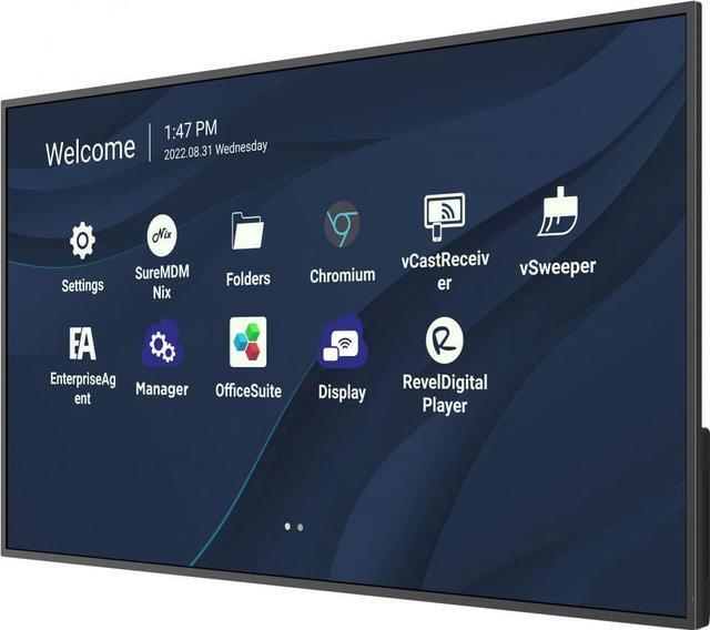 Alt view image 14 of 20 - ViewSonic CDE4330 43" 4K UHD Wireless Presentation Display 24/7 Commercial Display with Portrait Landscape, USB C, Wifi/BT Slot, RJ45 and RS232