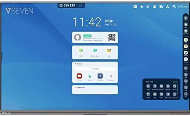 Alt view image 4 of 5 - V7 IFP6502-V7PRO Digital Signage Display