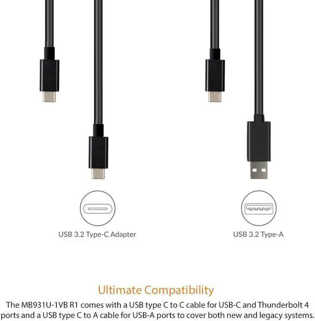 Alt view image 12 of 13 - EZ-ADAPTER EX MB931U-1VB R1 USB-C+A GEN 2 10GBPS U.2 NVME SSD