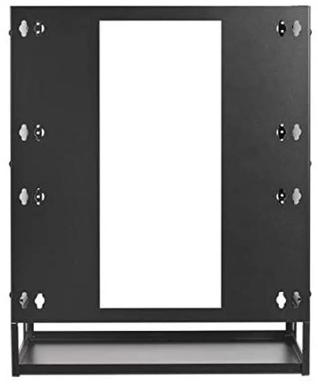 Alt view image 6 of 11 - Tripp Lite 4U Wall Mount Bracket Rack Enclosure for Small Switches and Patch Panels, 14.75 inches Deep, Hinged Door for Equipment Access, 5-Year Warranty (SRWO4UBRKTSHELF)