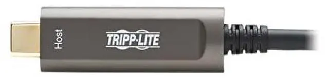 Alt view image 7 of 9 - Tripp Lite USB-C Fiber (10 Gbps) Data Cable, USB 3.2 Active Optical Cable, Male to Male, Black, Plenum-Rated for in Wall & Ceiling Installations, 33" to 98" Length, 3-Year Warranty (U420F-D3 Series)
