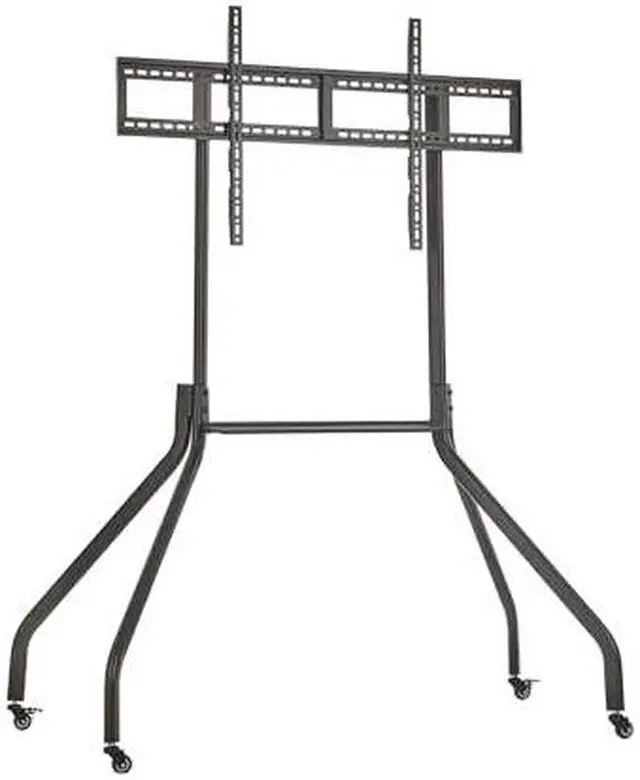Main image of Tripp Lite Mobile Rolling TV Cart for Television Displays, Wide Legs for Extra Stability, Locking Casters, Height Adjustable, Durable Metal Frame, 5-Year Warranty (DMCWL Series)