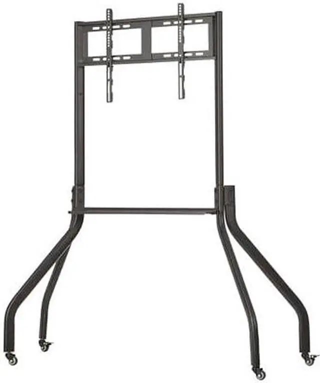 Alt view image 4 of 9 - Tripp Lite Mobile Rolling TV Cart for Television Displays, Wide Legs for Extra Stability, Locking Casters, Height Adjustable, Durable Metal Frame, 5-Year Warranty (DMCWL Series)