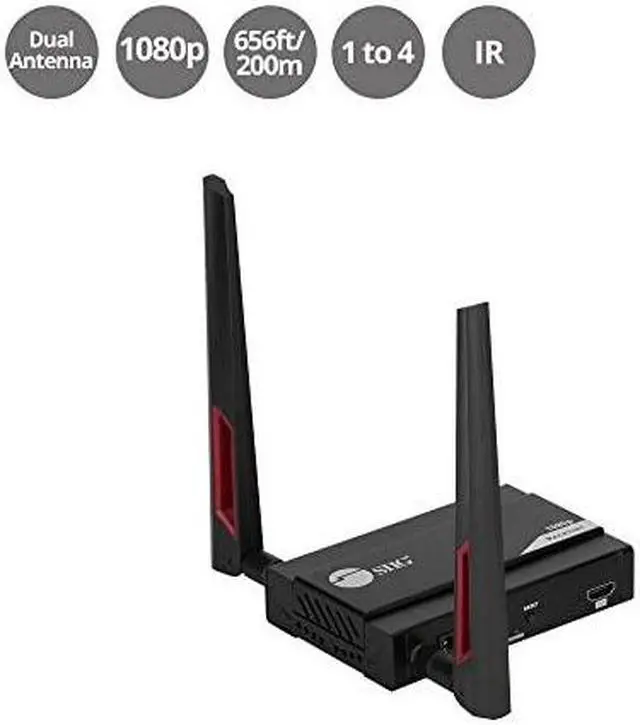 Alt view image 13 of 18 - SIIG Full HD Wireless HDMI Extender Receiver CE-H27711-S1