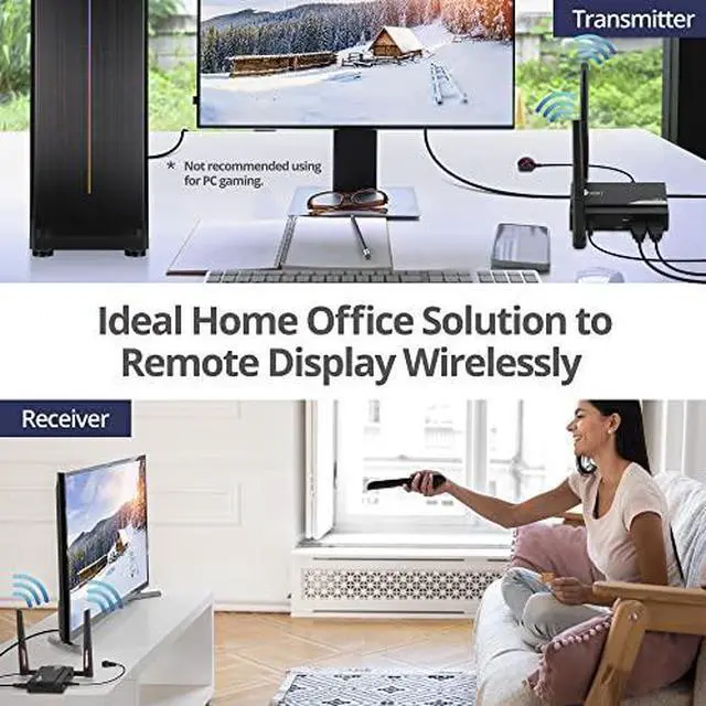 Alt view image 17 of 18 - SIIG Full HD Wireless HDMI Extender Receiver CE-H27711-S1