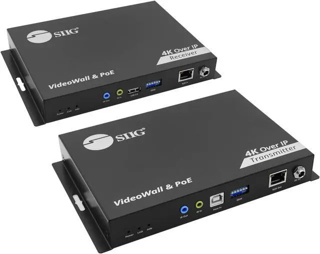 Alt view image 8 of 14 - SIIG 4K60Hz 18Gbps HDMI over IP Matrix Kit CEH28A11S1