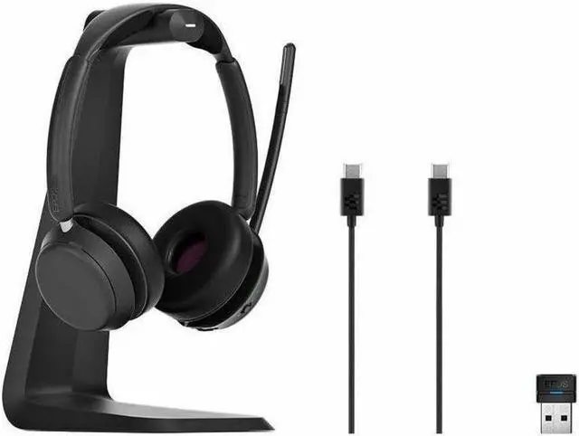 Alt view image 11 of 13 - EPOS IMPACT 1061 Headset - Stereo - Wireless - Bluetooth - On-ear - Binaural - Circumaural - Noise Canceling