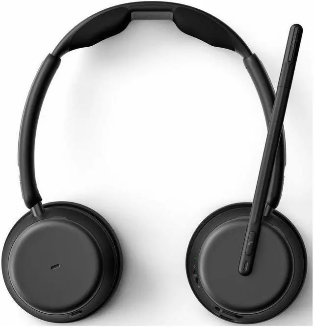 Alt view image 12 of 13 - EPOS IMPACT 1061 Headset - Stereo - Wireless - Bluetooth - On-ear - Binaural - Circumaural - Noise Canceling