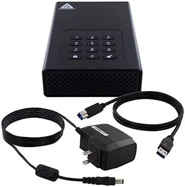 Alt view image 15 of 17 - Apricorn Aegis Padlock DT ADT-3PL256-8000 8 TB 3.5" External Hard Drive