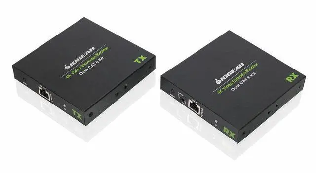 Alt view image 7 of 7 - IOGEAR 4K Video Extender/Splitter over Ethernet Cable Kit