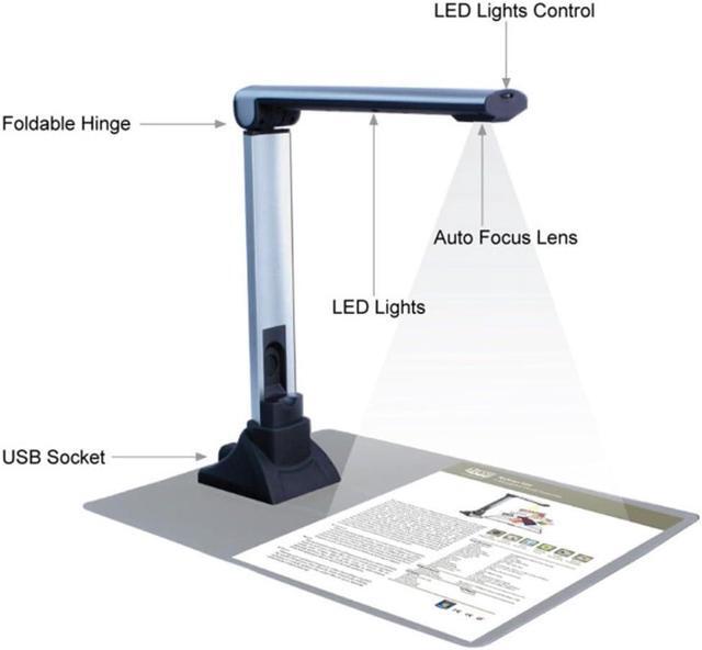Alt view image 19 of 19 - Adesso NuScan 500A 5 MP AF Visual Presenter 5 MP AF Visual Presenter