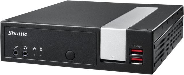 Alt view image 7 of 8 - Shuttle XPC slim DL20NV2 Barebone System - Slim PC - Socket BGA-1338 - 1 x Processor Support - Intel Celeron N4505 Dual-core (2 Core) - Intel Chip - 16 GB DDR4 SDRAM DDR4-2933/PC4-23466 Maximum RAM Su