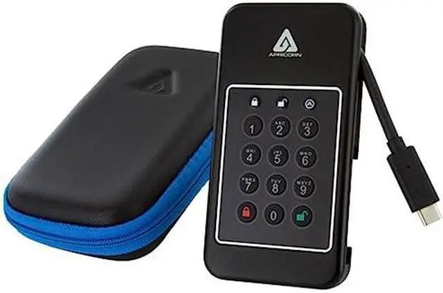 Alt view image 7 of 15 - Apricorn Aegis NVX - Ultra high Speed Ruggedized SSD, USB 3.0 encrypted Drive