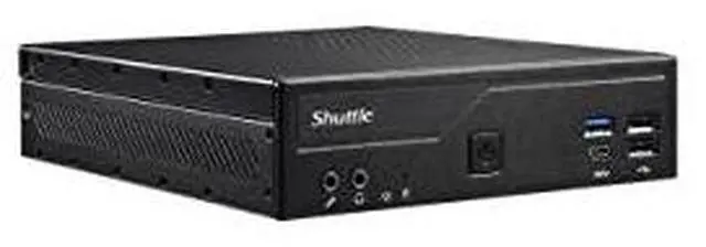 Alt view image 12 of 16 - Shuttle XPC slim DH610S Barebone System - Slim PC - Socket LGA-1700 - 1 x Processor Support - Intel H610 Chip - 64 GB DDR4 SDRAM DDR4-3200/PC4-25600 Maximum RAM Support - 2 Total Memory Slots - Serial