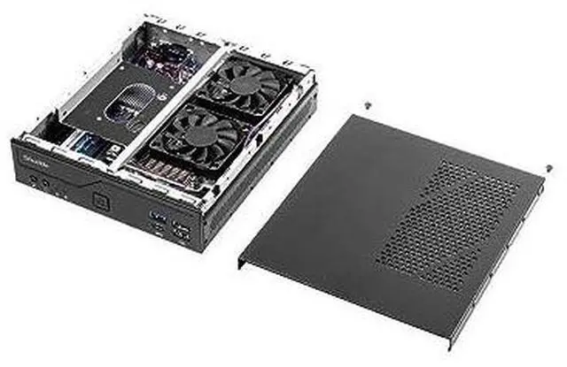Alt view image 15 of 16 - Shuttle XPC slim DH610S Barebone System - Slim PC - Socket LGA-1700 - 1 x Processor Support - Intel H610 Chip - 64 GB DDR4 SDRAM DDR4-3200/PC4-25600 Maximum RAM Support - 2 Total Memory Slots - Serial