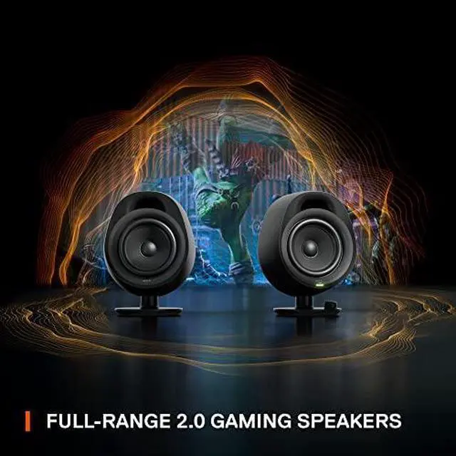 Alt view image 3 of 10 - SteelSeries New Arena Gaming Speakers