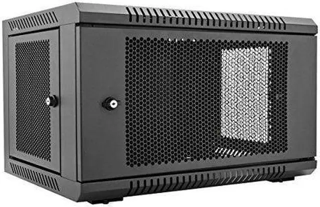 Alt view image 17 of 20 - 6U RACK WALL MOUNT ENCLOSURE