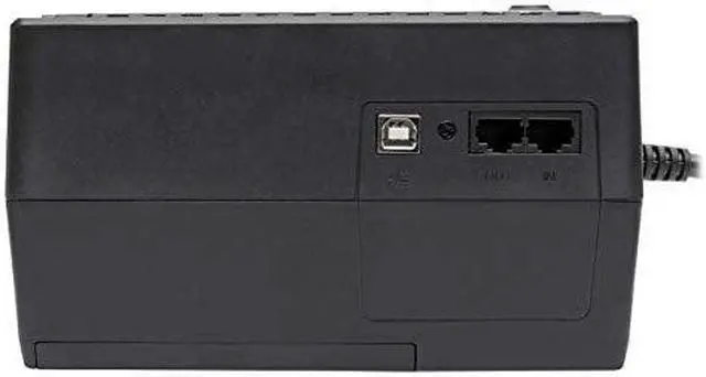Alt view image 18 of 20 - tripp lite 900va ups desktop battery back up, 12 outlet, 480w 120v standby, ultra-compact, usb (internet900u)