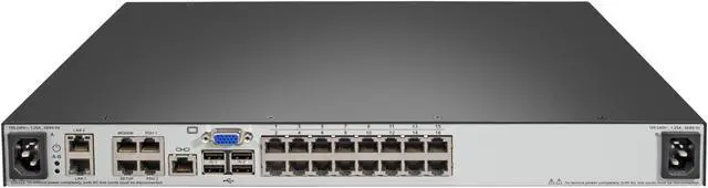 Alt view image 10 of 11 - Vertiv Avocent MergePoint Unity 16-Port KVM Switch MPU2016DAC400