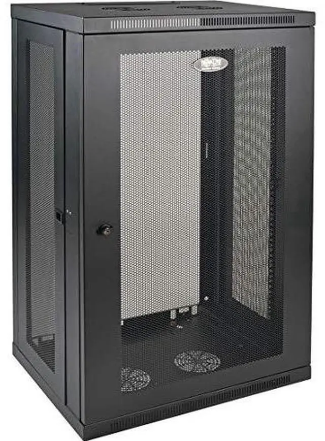 Alt view image 12 of 13 - TRIPP LITE SRW12UHD 12U WALL MOUNT RACK ENCLOSURE SERVER CABINET SIDE MOUNT WALLMOUNT