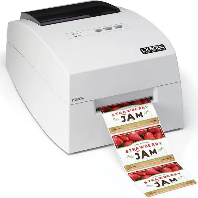 Alt view image 7 of 7 - Primera 074275 LX500c 4.25" Color Inkjet Label Printer, 4800 dpi, Cutter - White