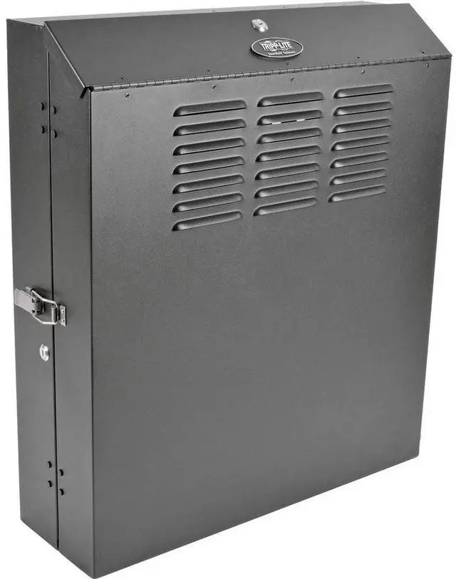 Alt view image 13 of 20 - Tripp Lite 6U Vertical Wall-Mount Rack Enclosure Cabinet, Low-Profile, Switch Depth, 20" Deep (SRWF6U)