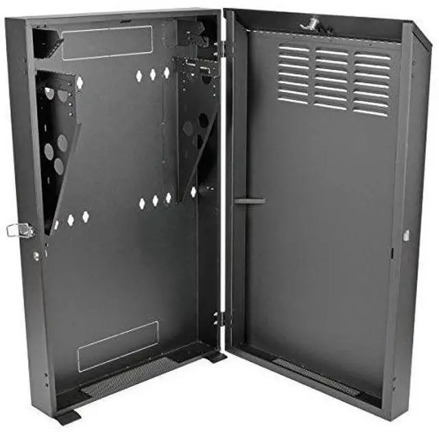 Alt view image 16 of 20 - Tripp Lite 6U Vertical Wall-Mount Rack Enclosure Cabinet, Low-Profile, Switch Depth, 20" Deep (SRWF6U)