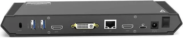 Alt view image 19 of 20 - V7 DOCKUSBC USB-C Triple DisplayLink Docking Station