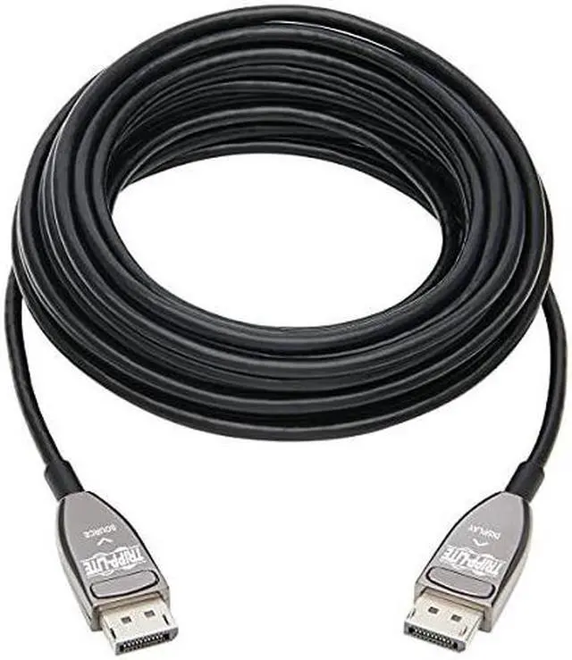Alt view image 2 of 9 - Tripp Lite DisplayPort Fiber Active Optical Cable AOC 8K 60Hz CL3 M/M 25M (P580F3-25M-8K6)