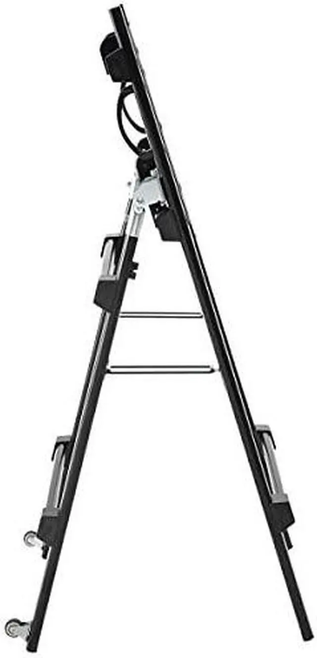 Alt view image 11 of 12 - Portable TV Monitor Stand 32-55in Casters Portrait or Landscape