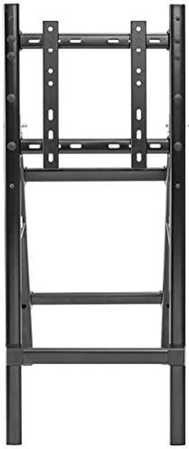 Alt view image 12 of 12 - Portable TV Monitor Stand 32-55in Casters Portrait or Landscape