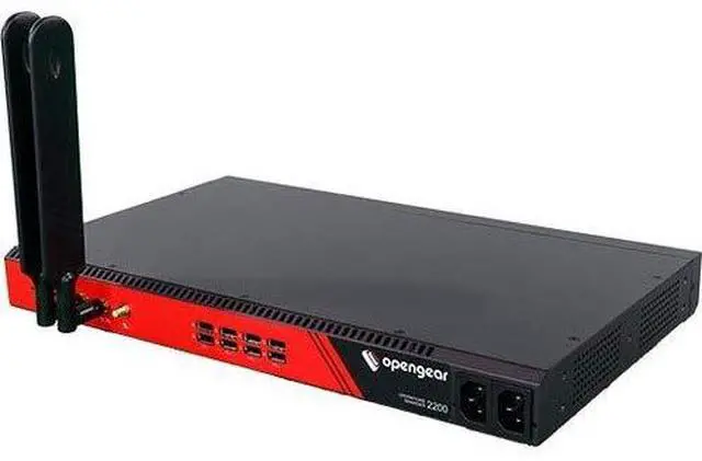 Alt view image 3 of 6 - Opengear OM2216-L Device Server - DDR3 SDRAM - Twisted Pair, Optical Fiber - 2 Total Expansion Slot(s) - 2 x Network (RJ-45) - 8 x USB - 16 x Serial Port - 10/100/1000Base-T, 1000Base-X - Gigabit Ethe