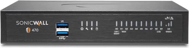 Alt view image 5 of 11 - SonicWall TZ470 Firewall (Gen 7) w/ Secure Upgrade Plus (2-Year Advanced Protection Security Suite) | 02-SSC-6798