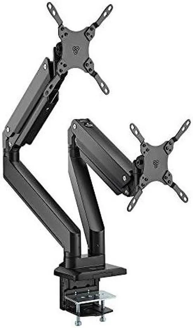 Alt view image 20 of 20 - SIIG Dual Monitor Heavy-Duty Premium Aluminum Gas Spring Desk Mount CEMT3011S1