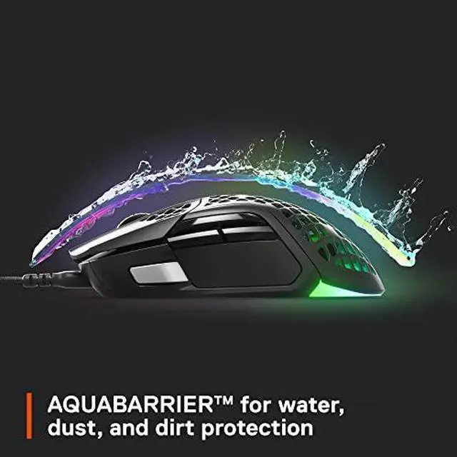 Alt view image 19 of 20 - SteelSeries Aerox 5 Wireless - Lightweight Wireless Gaming Mouse - 18000 CPI -- TrueMove Air Optical Sensor - Ultra-lightweight Water Resistant Design – 180+ Hour Battery Life