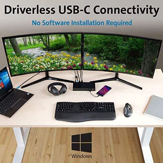 Alt view image 17 of 19 - Kensington SD4839P Docking Station - for Notebook/Monitor - 85 W - USB Type C - 3 Displays Supported - 4K, Full HD - 3840 x 2160, 1920 x 1080 - 4 x USB Ports - 3 x USB Type-A Ports - USB Type-A - 1 x